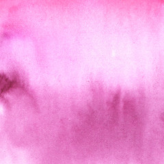 Watercolor gradient pink violet illustration on white background. drawn by hand.