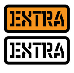 extra stamp on white