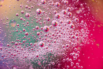 drops of water on glass