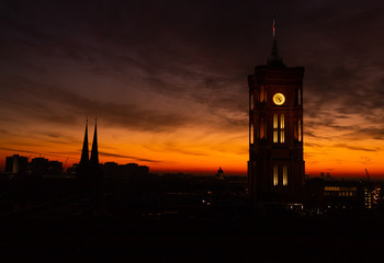 Sonnenuntergang berlin