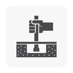 Field density test for laboratory by sand cone method or bulk of sand replacement. Include apparatus, hand, tool at field. Procedure of ASTM, civil engineering  for soil compaction, road construction.