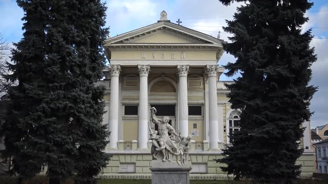 Monument. The sculpture &ldquo;Laokoon&rdquo; is a marble sculpture