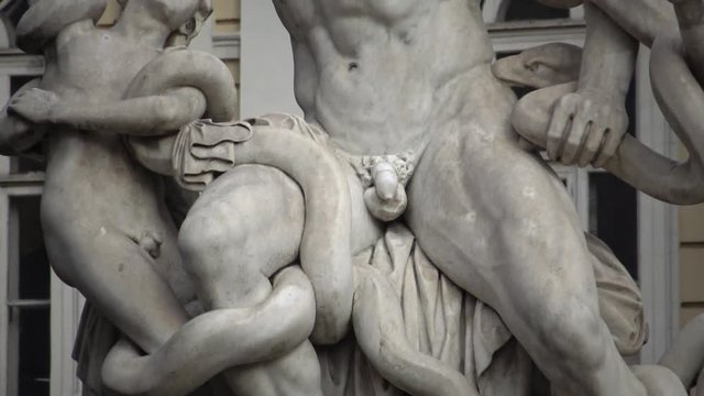 Monument. The sculpture &ldquo;Laokoon&rdquo; is a marble sculpture