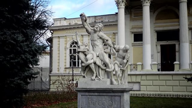 Monument. The sculpture &ldquo;Laokoon&rdquo; is a marble sculpture