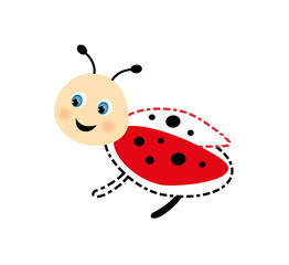 gioco per bambini, tracciatura linea