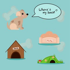 Where does the animal live? Show the correct answer.