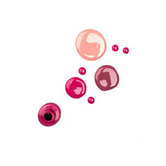 nail polish isolate on white background