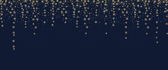 Vector illustration of light cords on a dark background. String Lights. Cheerful party and celebration