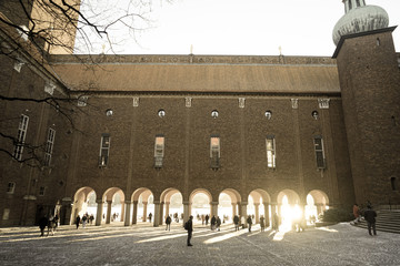 Fototapeta premium ストックホルム市庁舎の中庭（スウェーデン）