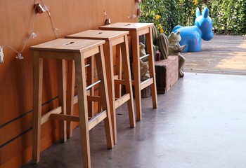 Fototapeta na wymiar chair in the cafe