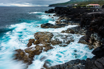 rough northern coast of Pico island, at the villages of Cachorro and Lajedo. 