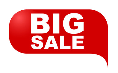 red vector banner big sale