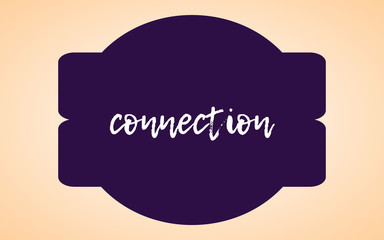 Showing connection text