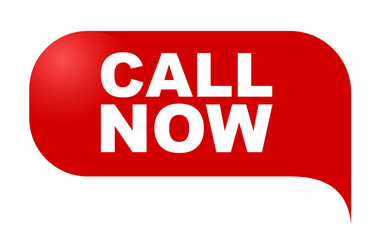 red vector banner call now