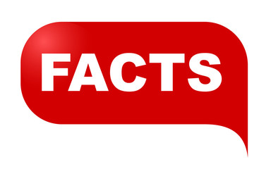 red vector banner facts