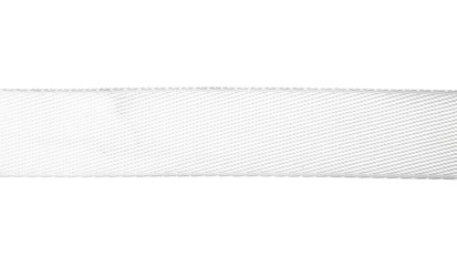 White sling belt on white background isolation