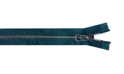 Zipper clasp fittings on a white background isolation