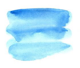 watercolor stain blue