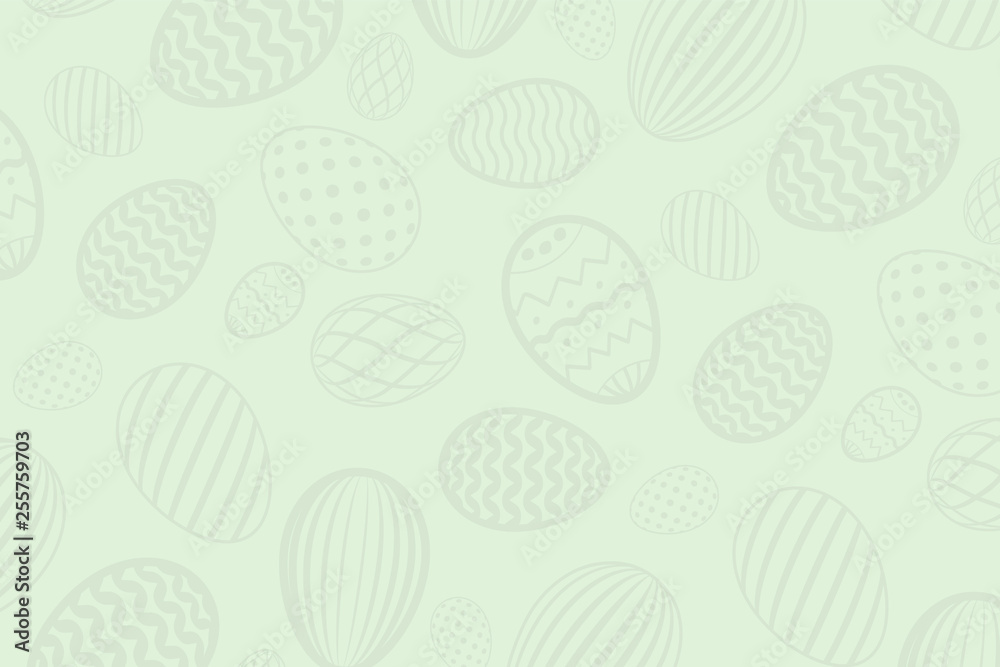 Wall mural easter egg pattern. color holiday eggs texture on pastel background. simple abstract decorative temp