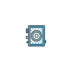 Photo Camera icon design. Photography and video icon line vector illustration