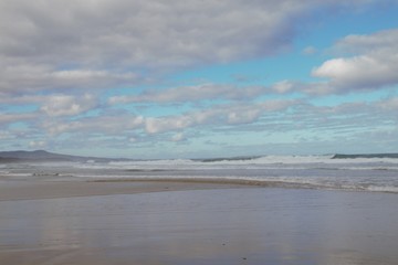 Beautiful Australian Ocean landscape with waves 