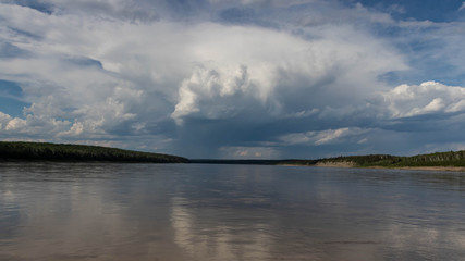 lake and sky