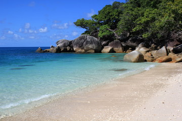 Australian wonderful beach with transparent waters