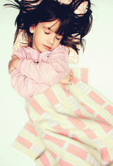 little girl sleeping