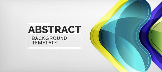 Light effects glossy arrows background