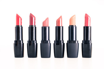 Set of professional lipsticks