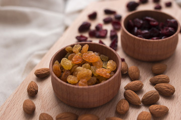 dried fruits and nuts