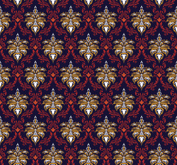 seamless damask pattern