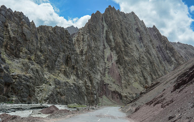 Mountainscape of Ladakh, North of India
