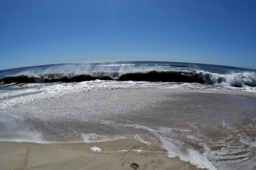 beach in winter