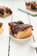 Schokoladenstreusel Kuchen Schokolade Streusel Streuselkuchen
