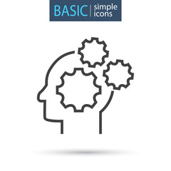 artificial intelligence simple icon