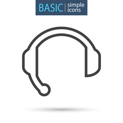 Fototapeta premium artificial intelligence simple icon