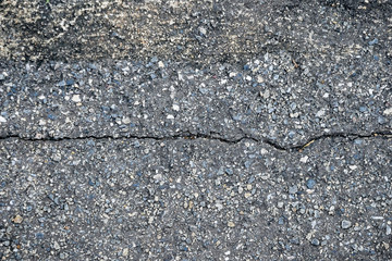 abstract background texture of the old road with cracks