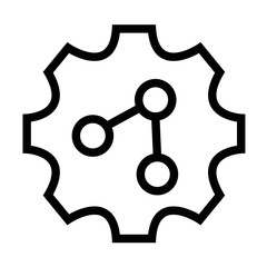 artificial intelligence simple icon