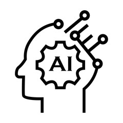 artificial intelligence simple icon