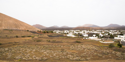 Yaiza, typical Canarian village in Lanzarote Island