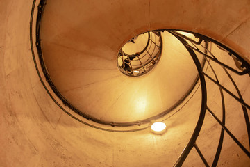 Ancient spiral staircase