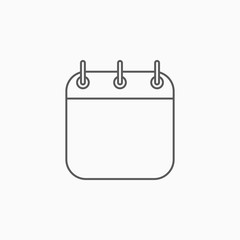 calendar icon, calendar vector