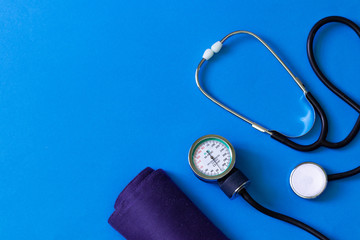 Medicine, health care equipment. Measurement of heartbeat and pressure. 