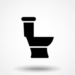 toilet icon illustration isolated vector sign symbol