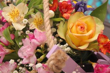 beautiful bouquet of flowers