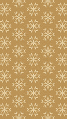 Ornate geometric pattern and two-tone abstract background