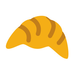 croissant flat illustration