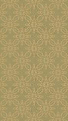 Ornate geometric pattern and two-tone abstract background