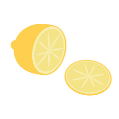 lemon flat simple illustration